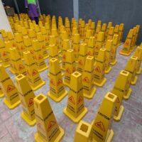 Cone Caution Sign
