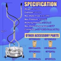 20" inch Dual Handle Surface Cleaner